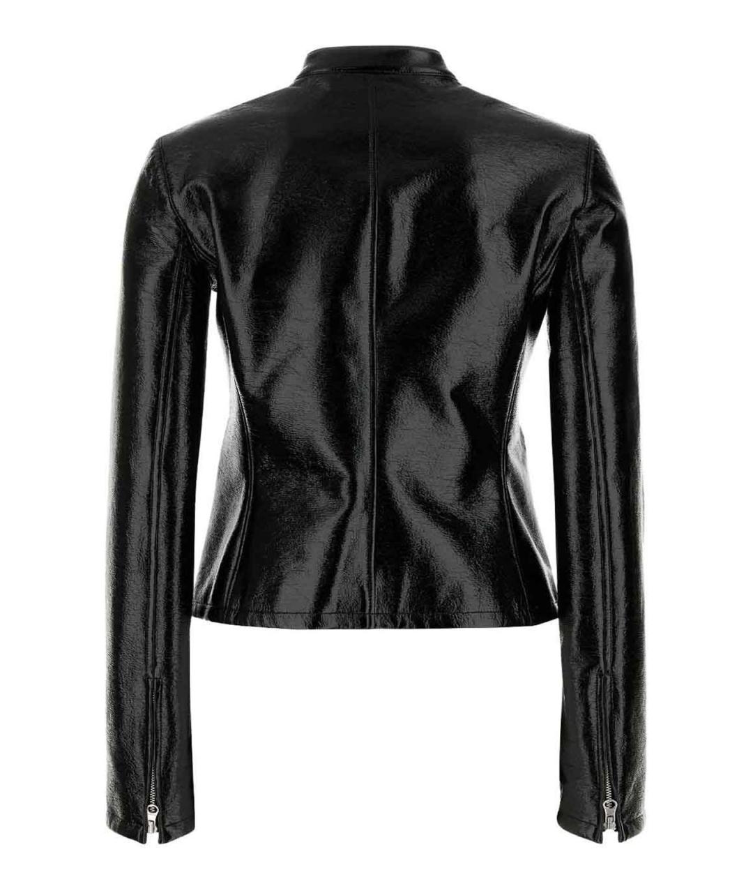 COURREGES Черная хлопковая куртка, фото 2