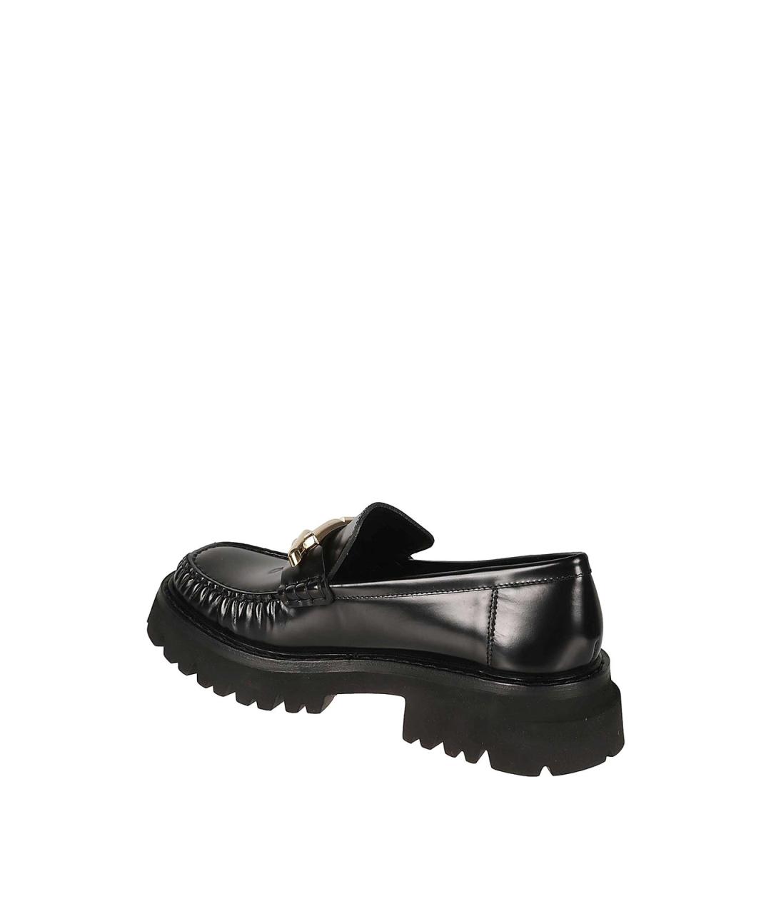 FERRAGAMO Черные кожаные сандалии, фото 3