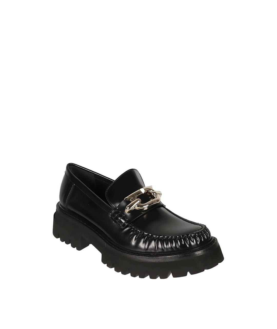 FERRAGAMO Черные кожаные сандалии, фото 2