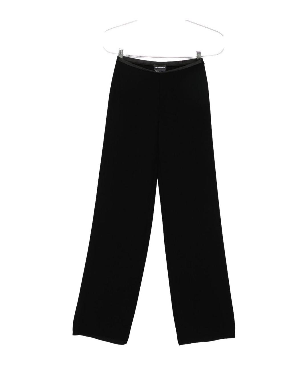 EMPORIO ARMANI Черные брюки широкие, фото 1