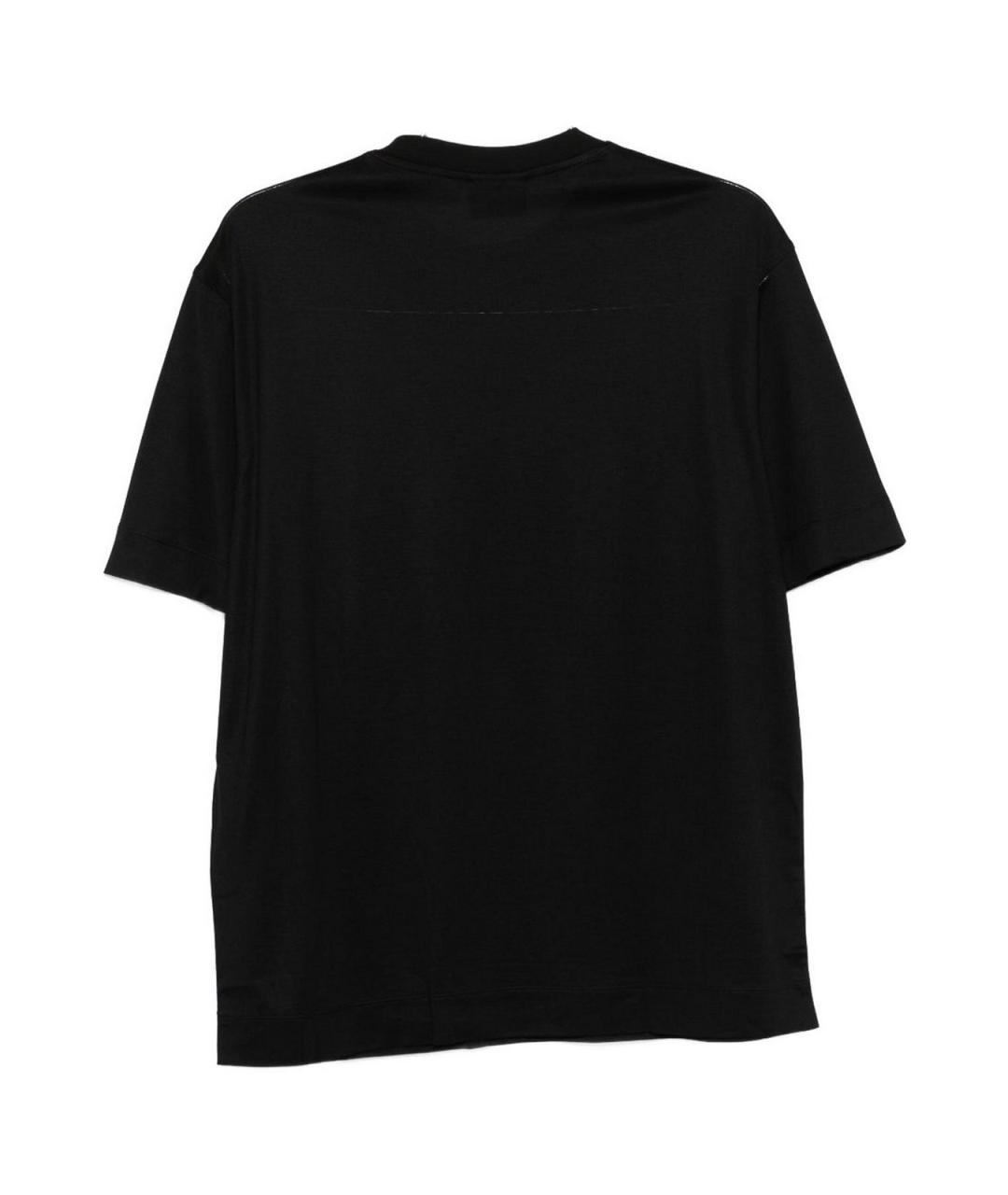 EMPORIO ARMANI Черная футболка, фото 2