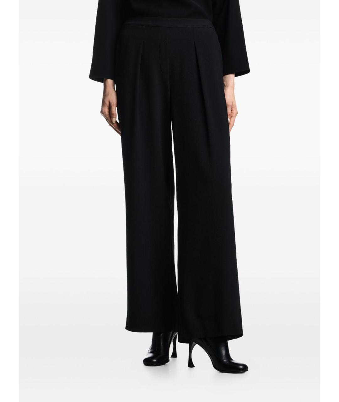 EMPORIO ARMANI Черные брюки широкие, фото 3