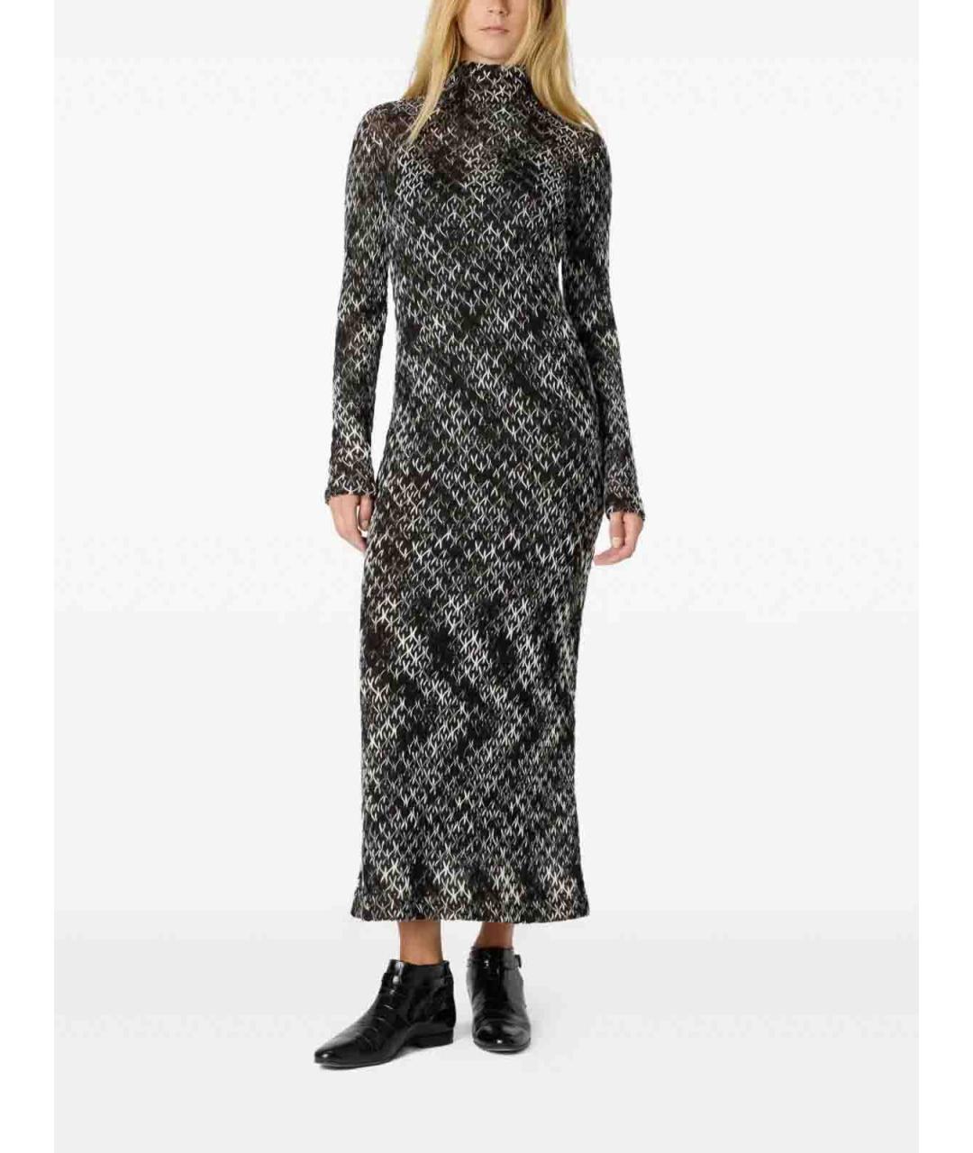 MISSONI Черное шерстяное повседневное платье, фото 3
