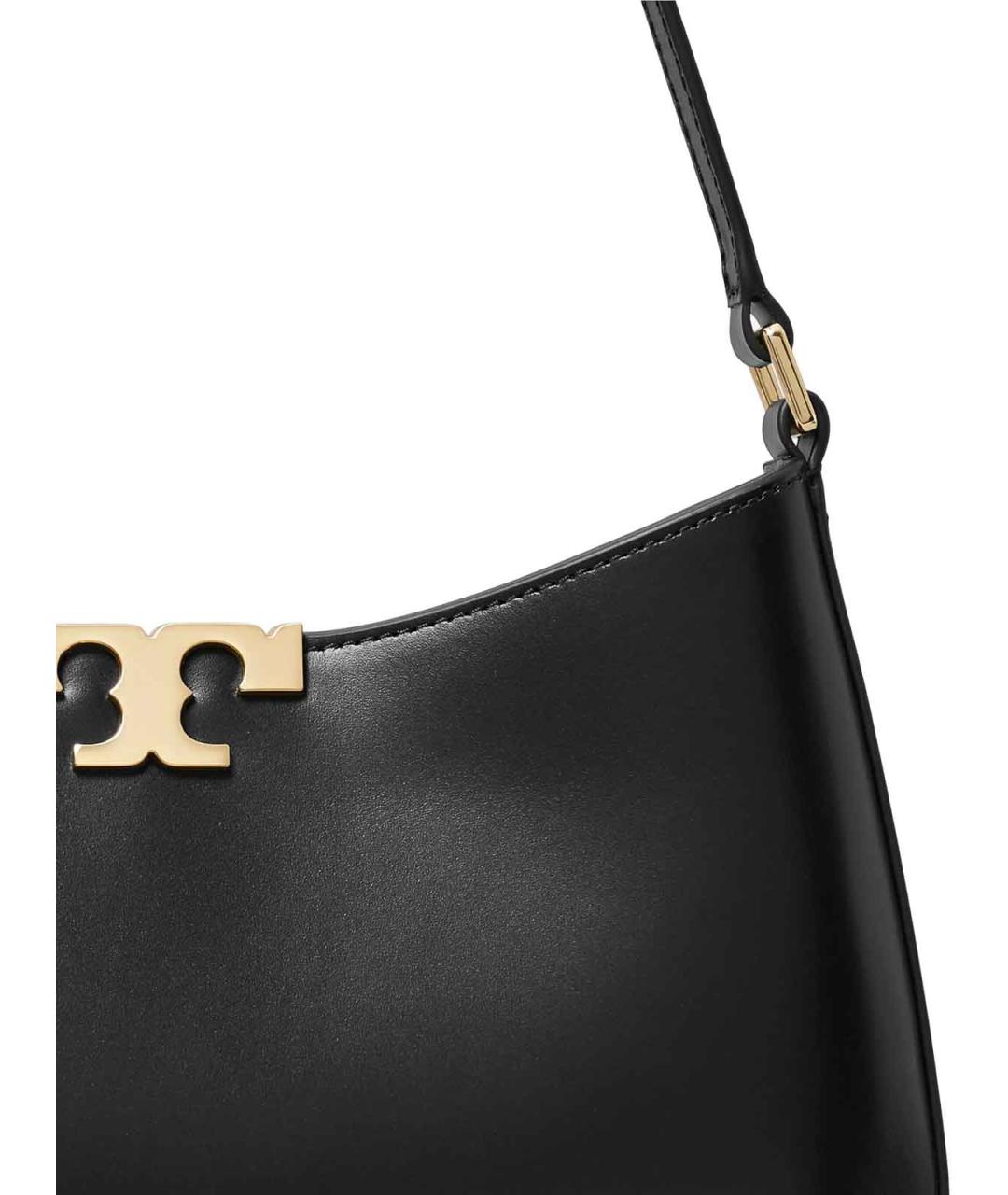 TORY BURCH Черная кожаная сумка через плечо, фото 4