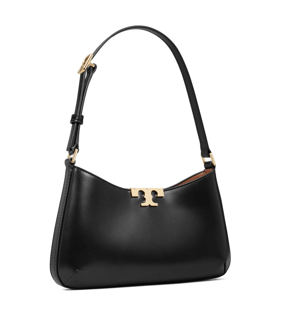 TORY BURCH Черная кожаная сумка через плечо, фото 2