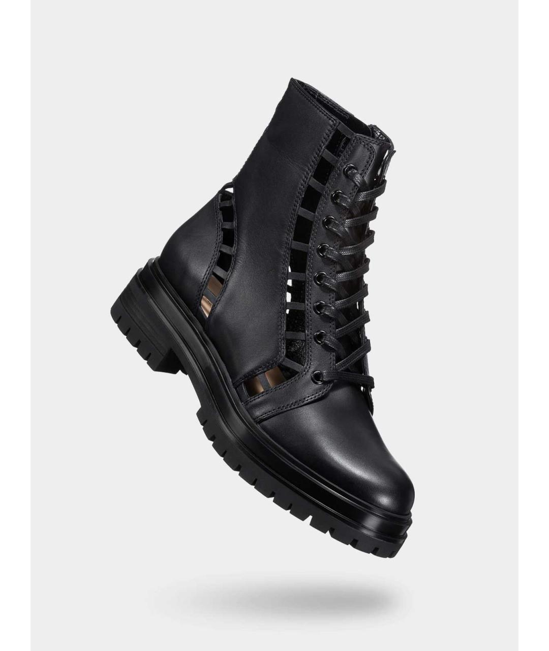GIANVITO ROSSI Черные кожаные сапоги, фото 5
