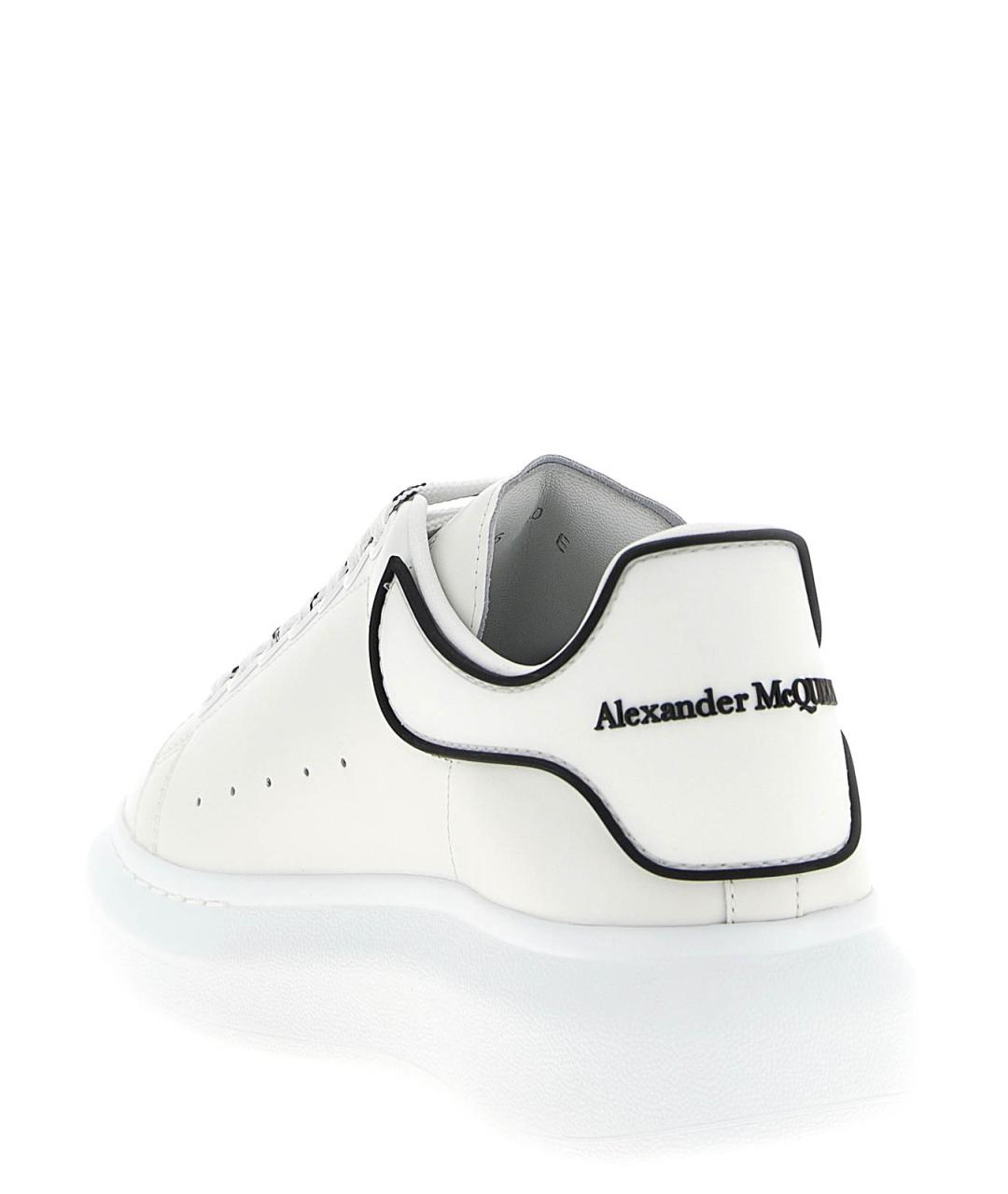 ALEXANDER MCQUEEN Белые резиновые низкие кроссовки / кеды, фото 3