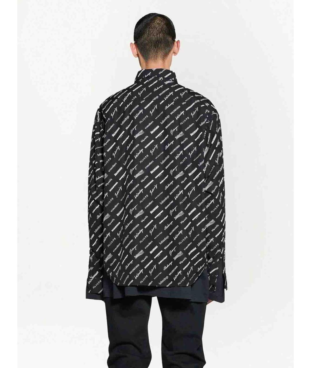 BALENCIAGA Синяя хлопковая классическая рубашка, фото 5
