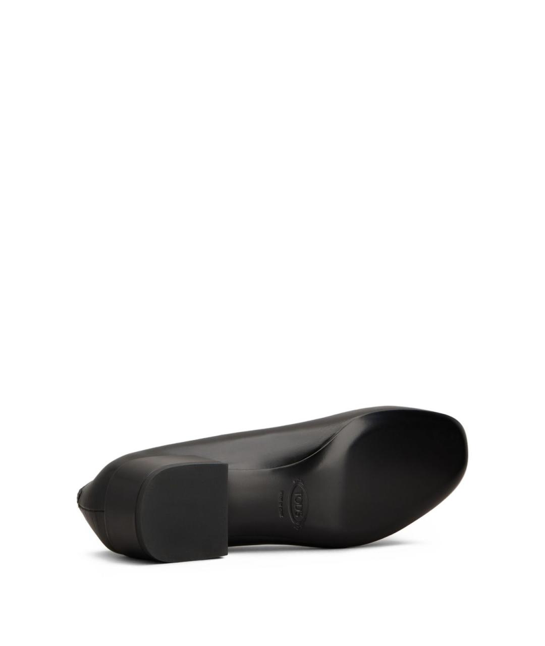 TOD'S Черные текстильные туфли, фото 2