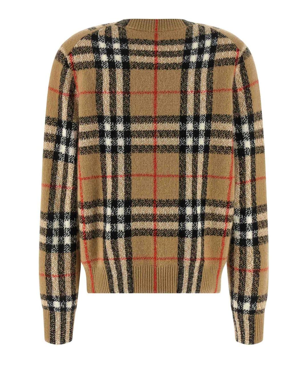 BURBERRY Бежевый кашемировый джемпер / свитер, фото 2