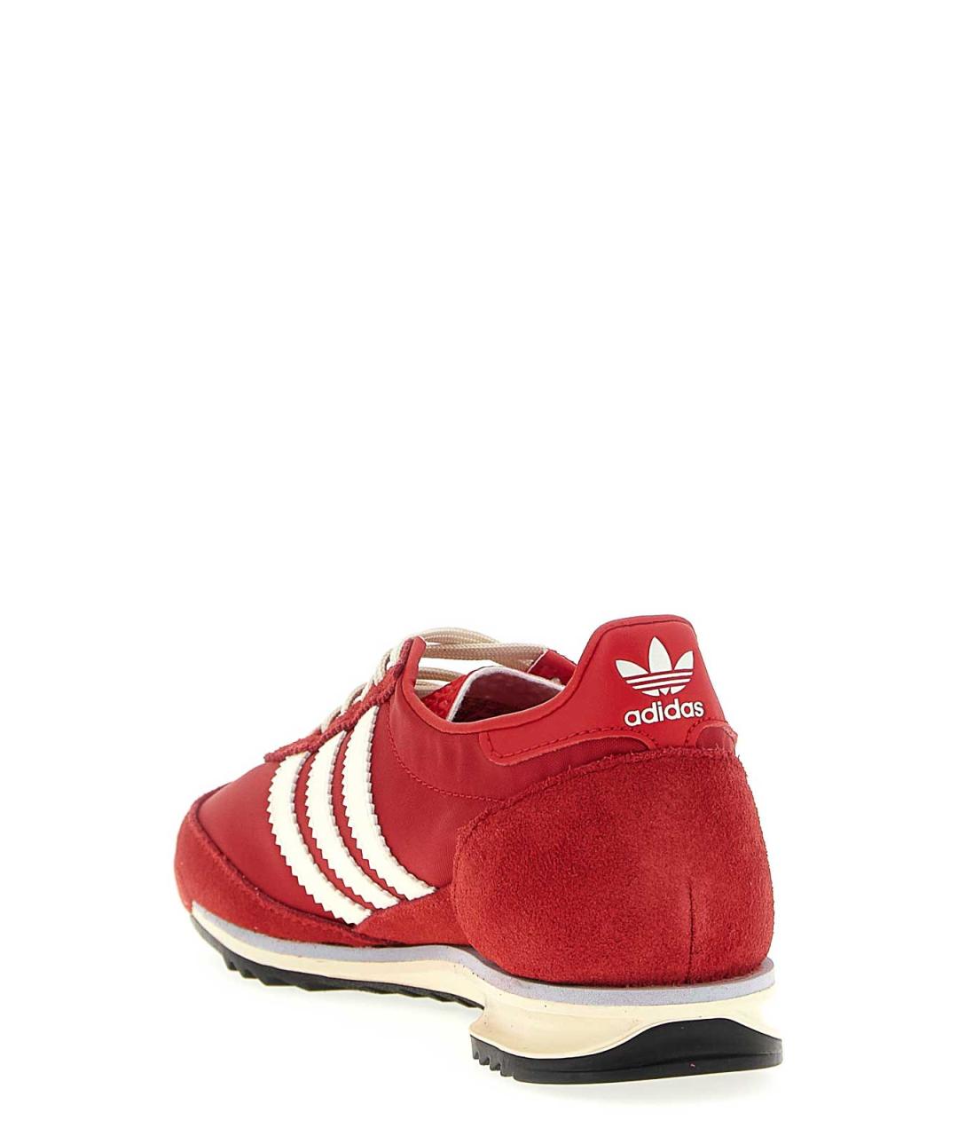 ADIDAS Красные замшевые низкие кроссовки / кеды, фото 3