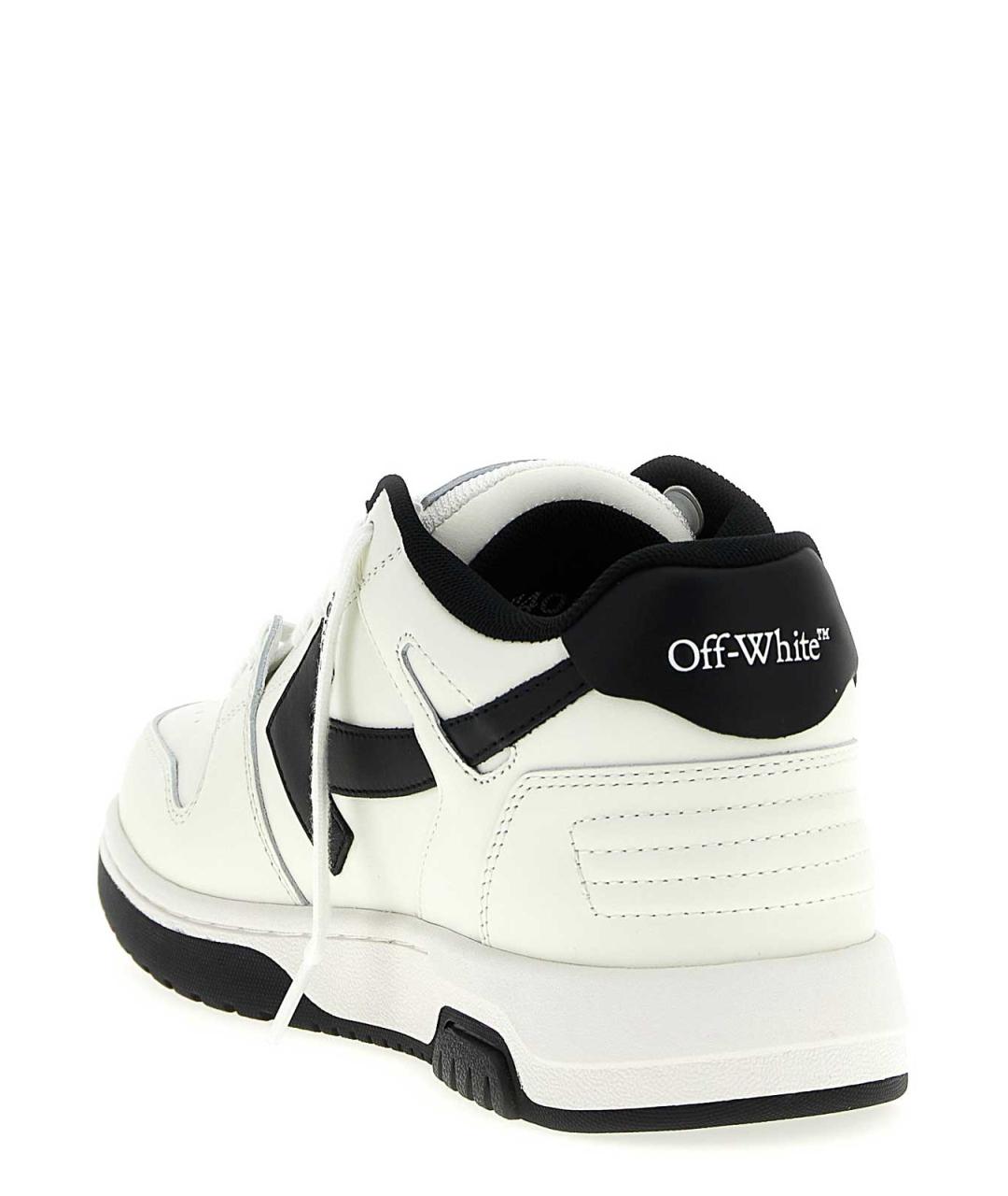 OFF-WHITE Белые резиновые низкие кроссовки / кеды, фото 4