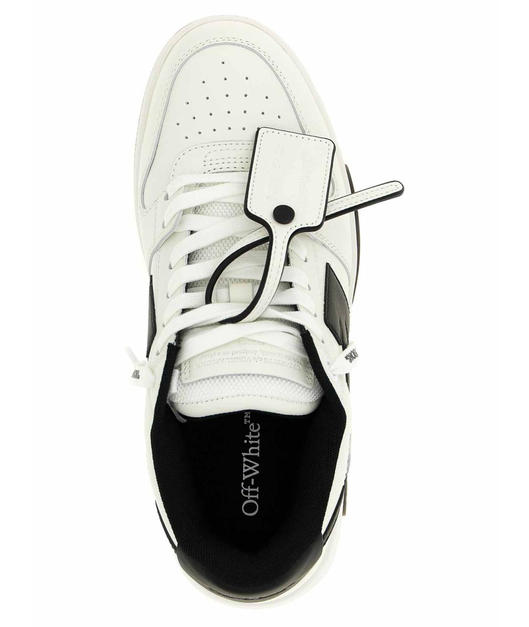 OFF-WHITE Белые резиновые низкие кроссовки / кеды, фото 5