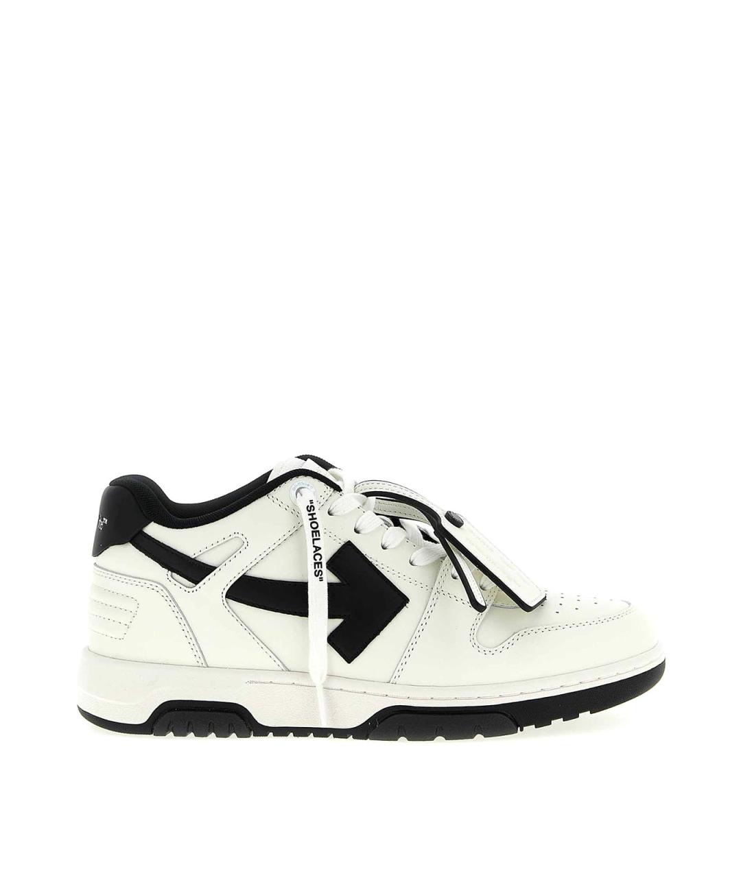 OFF-WHITE Белые резиновые низкие кроссовки / кеды, фото 1