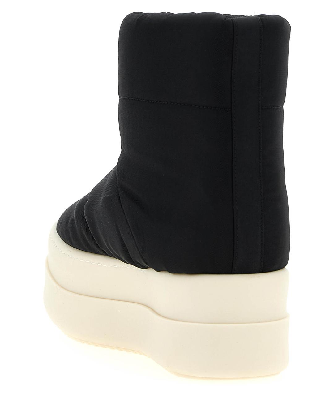 RICK OWENS DRKSHDW Черные резиновые ботильоны, фото 3