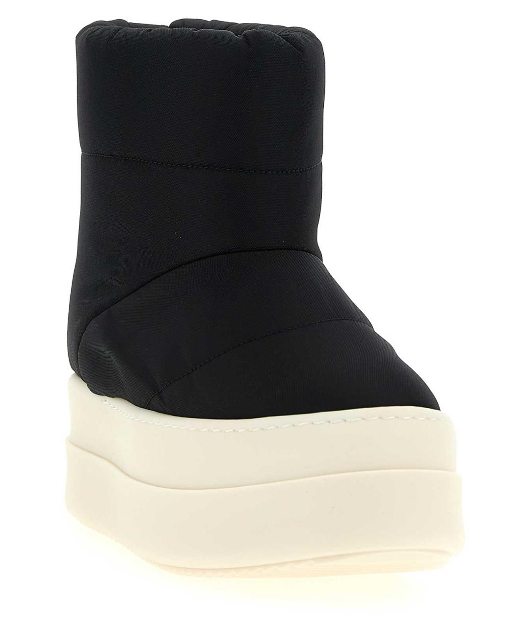 RICK OWENS DRKSHDW Черные резиновые ботильоны, фото 2