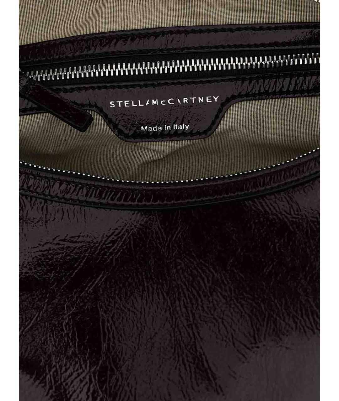 STELLA MCCARTNEY Бордовая синтетическая сумка через плечо, фото 4