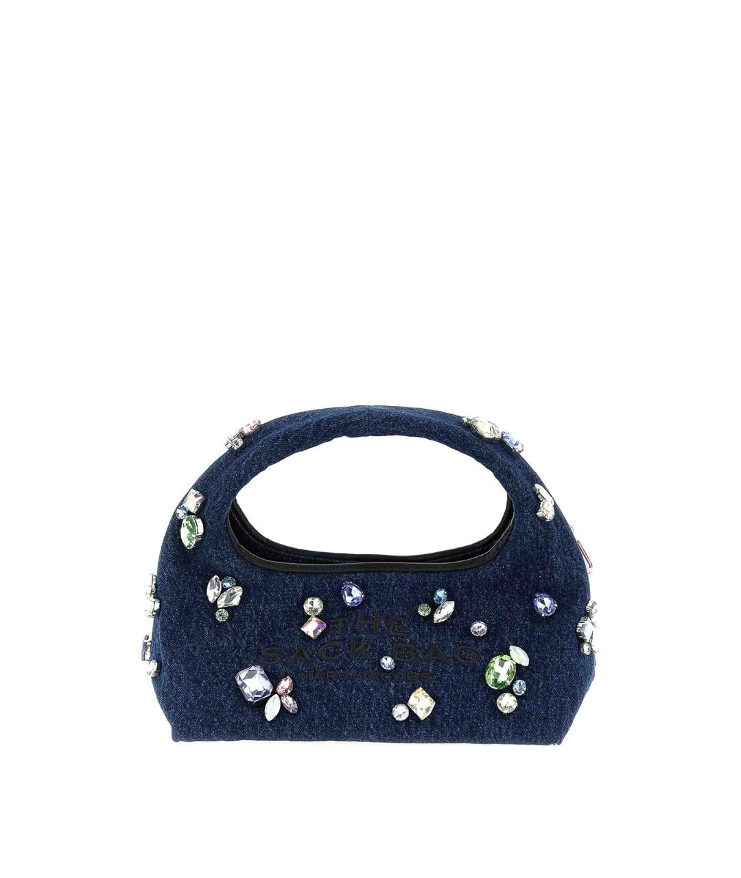 MARC JACOBS Синяя хлопковая сумка с короткими ручками, фото 1
