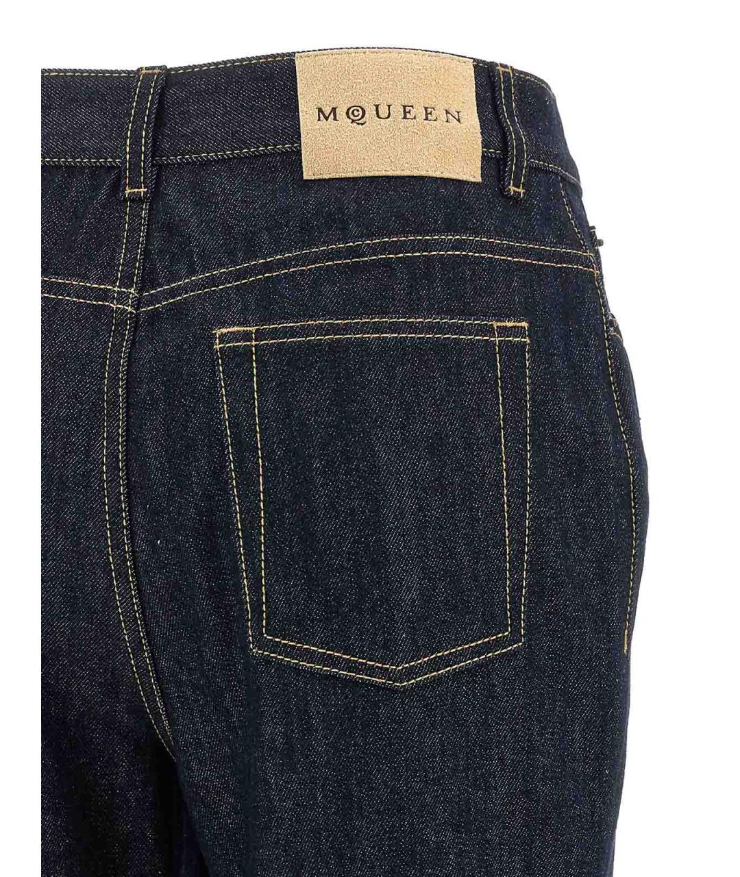 ALEXANDER MCQUEEN Синие джинсы клеш, фото 4