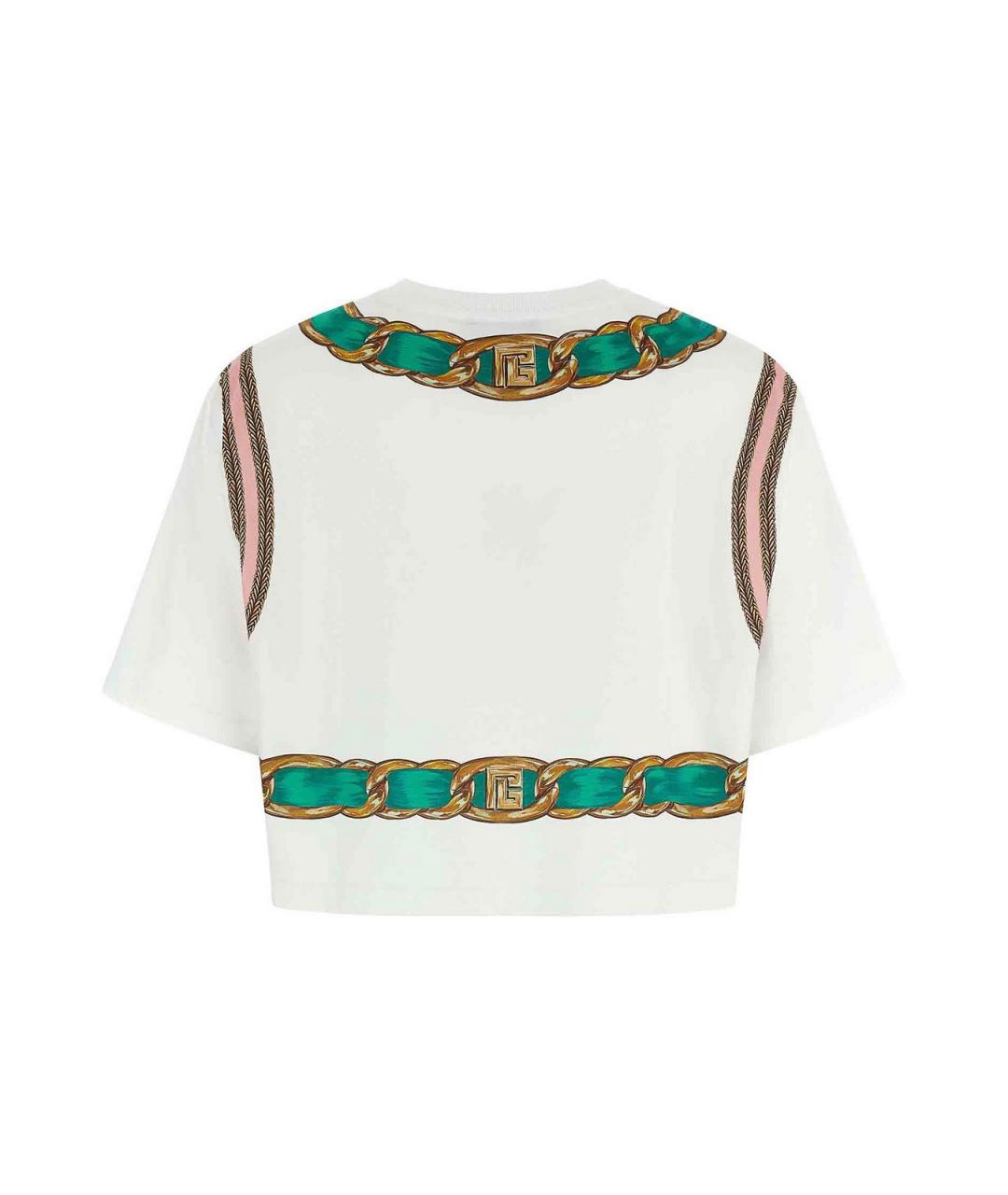 BALMAIN Мульти хлопковая футболка, фото 2