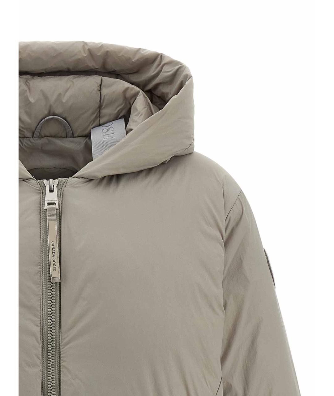 CANADA GOOSE Серая полиэстеровая куртка, фото 3