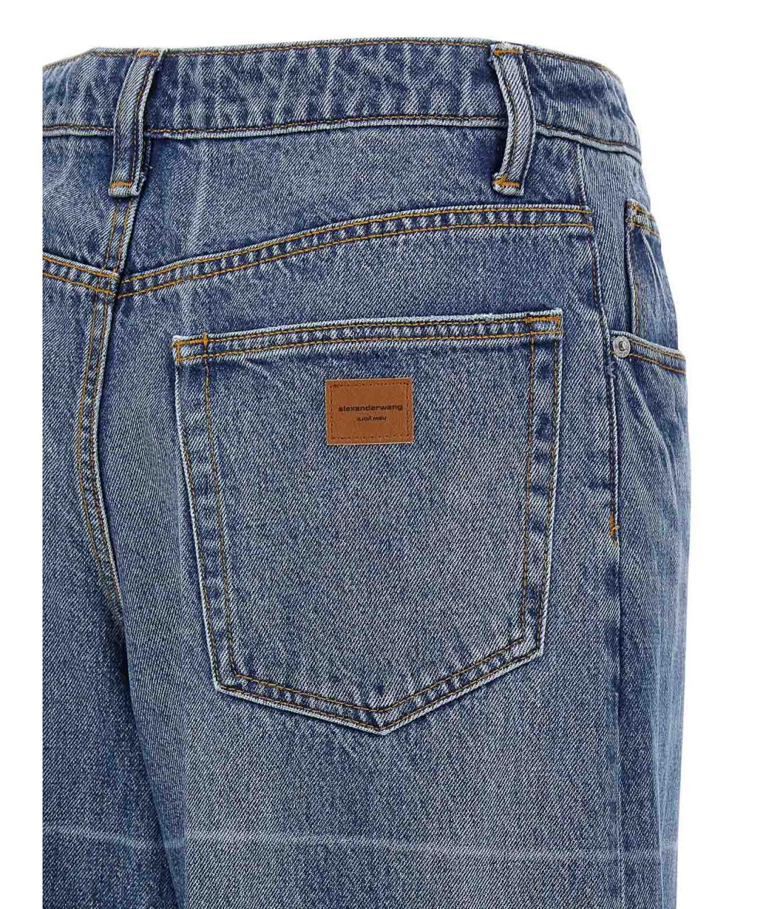 ALEXANDER WANG Синие прямые джинсы, фото 4