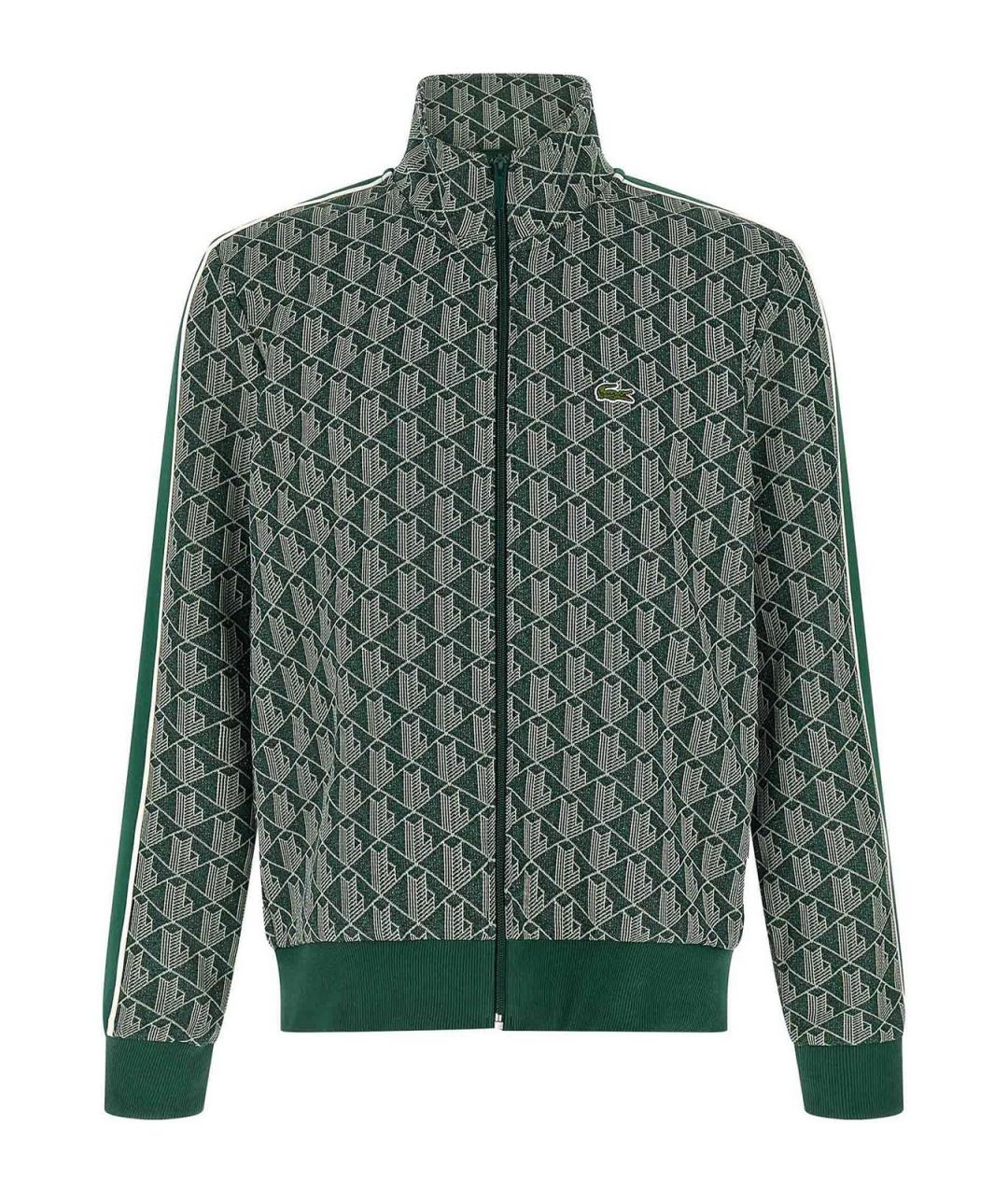 LACOSTE Зеленый хлопковый джемпер / свитер, фото 1