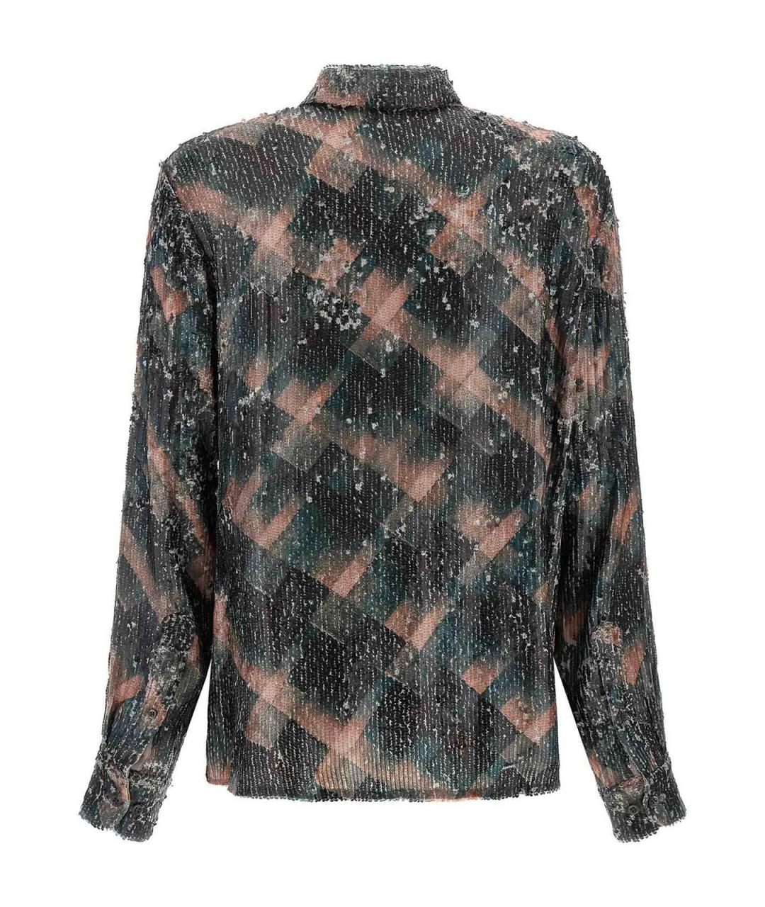DRIES VAN NOTEN Зеленая вискозная рубашка, фото 2