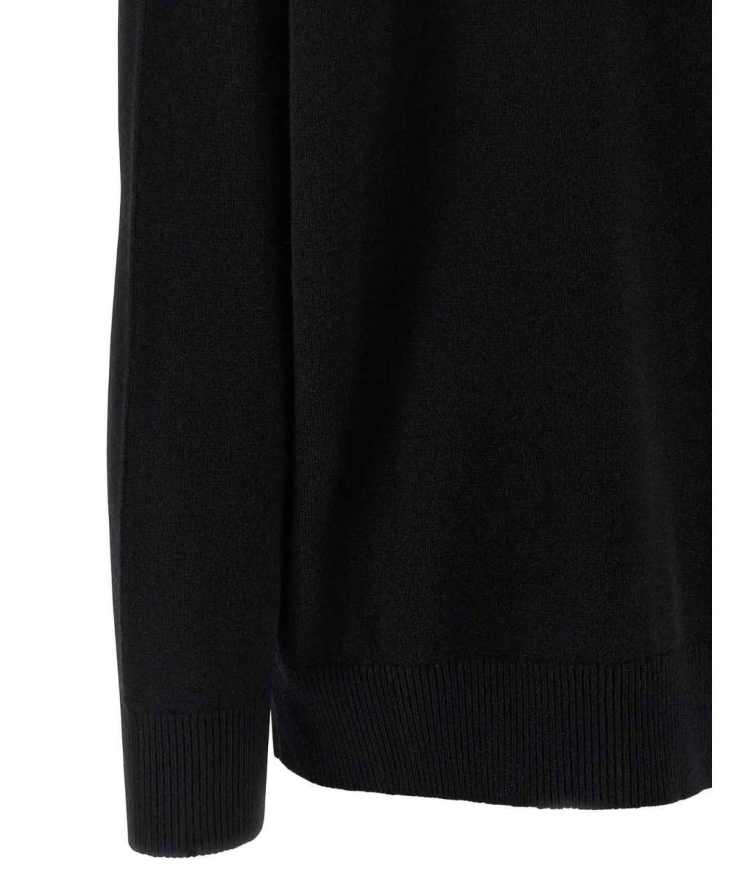 JIL SANDER Черный кашемировый джемпер / свитер, фото 4