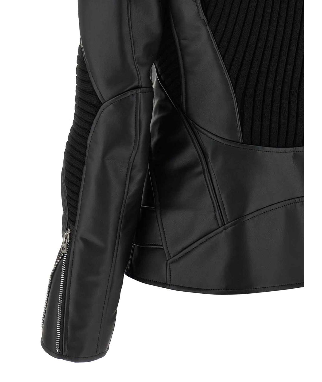 JUNYA WATANABE Черная кожаная куртка, фото 4