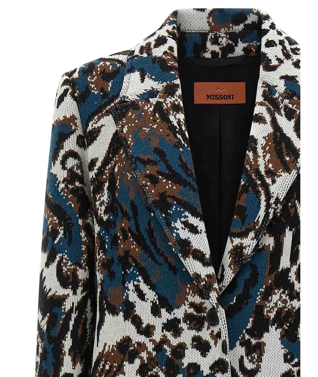 MISSONI Мульти шерстяное пальто, фото 3
