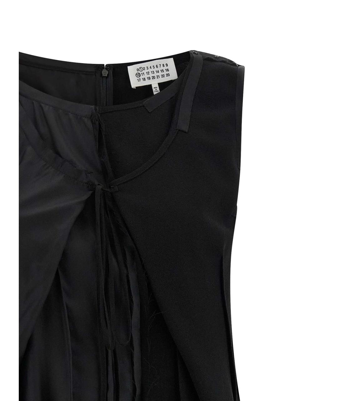 MAISON MARGIELA Черное повседневное платье, фото 3