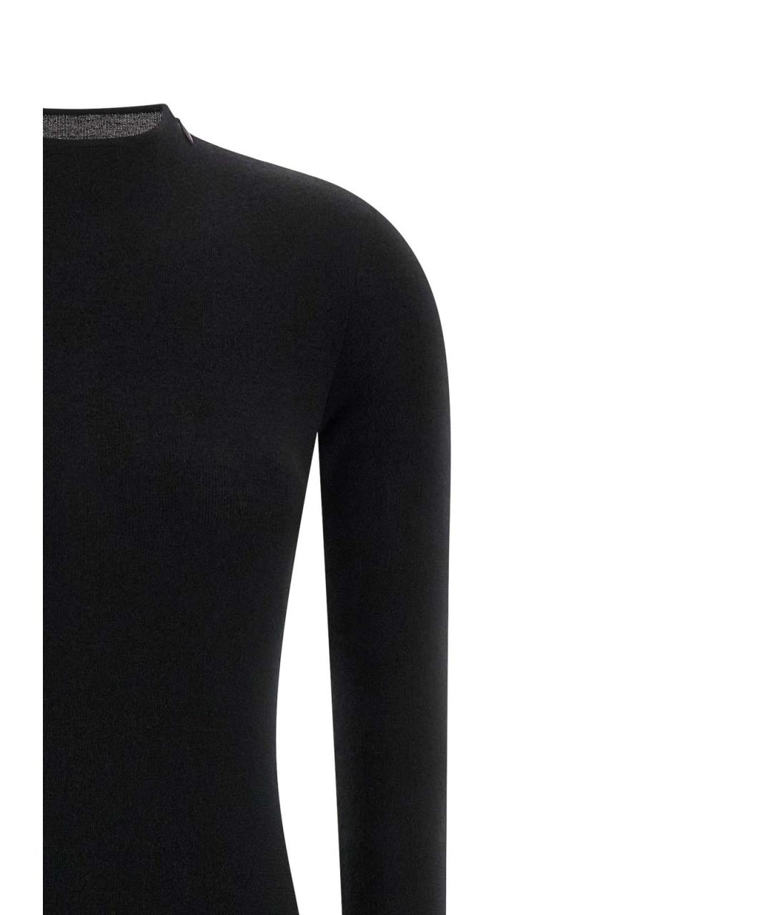 TOM FORD Черное кашемировое повседневное платье, фото 3