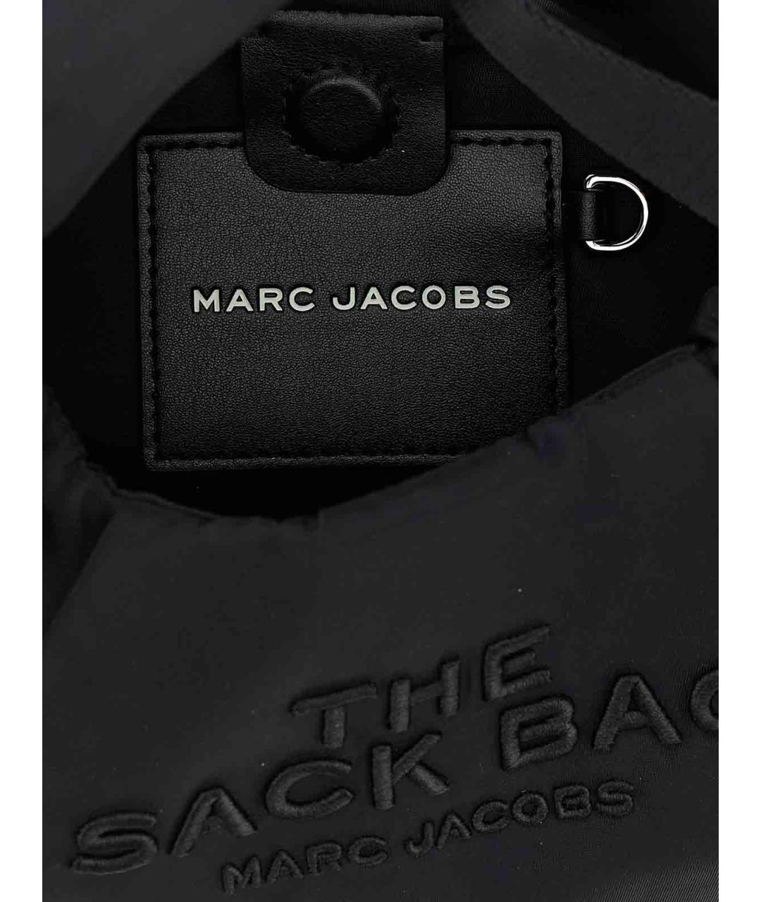 MARC JACOBS Черная кожаная сумка тоут, фото 4