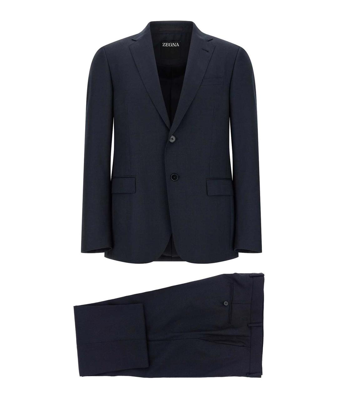 ZEGNA Черный классический костюм, фото 1