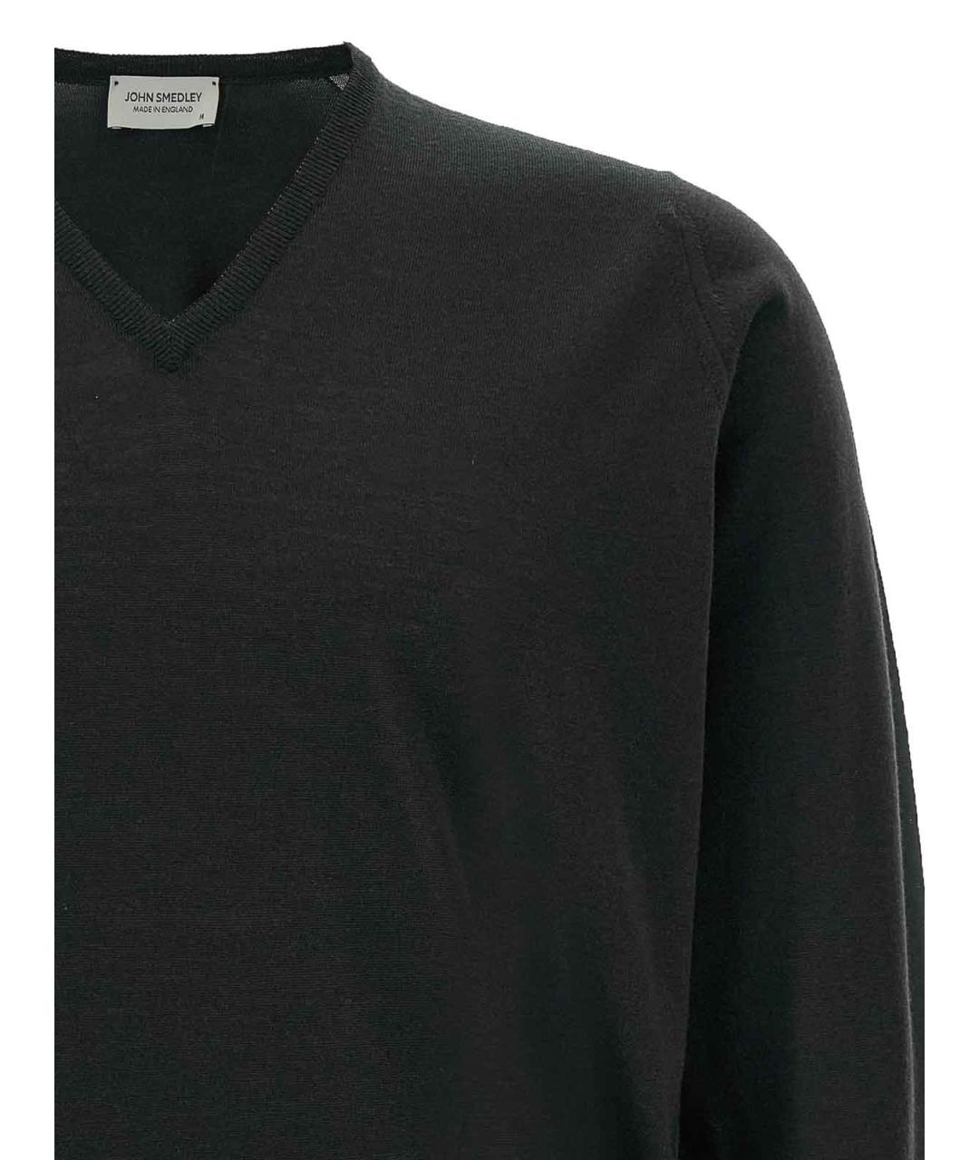 JOHN SMEDLEY Черный кардиган, фото 3