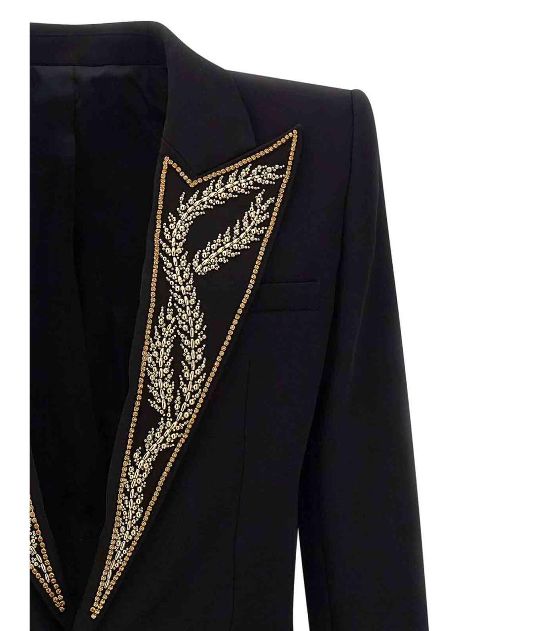 BALMAIN Черный вискозный пиджак, фото 3
