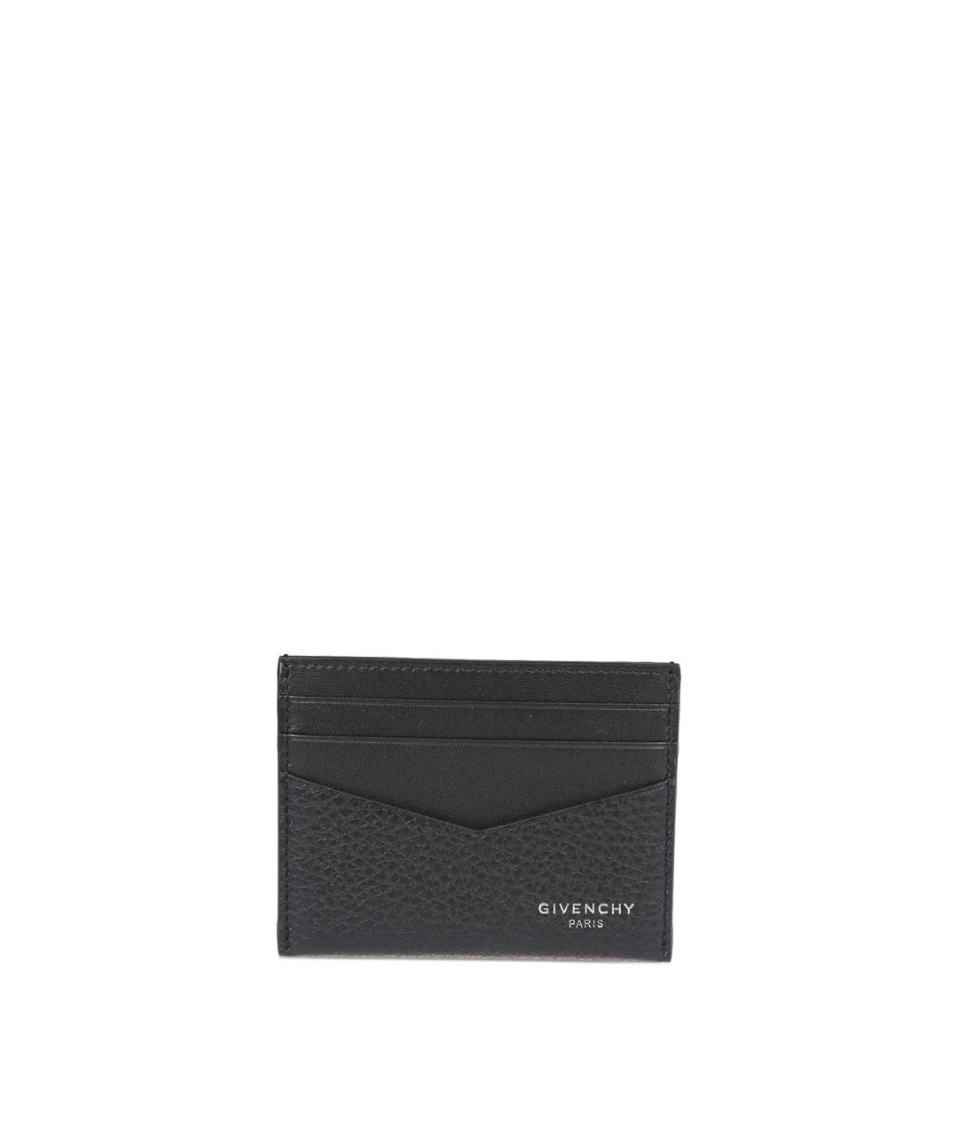 GIVENCHY Черный кожаный кардхолдер, фото 1