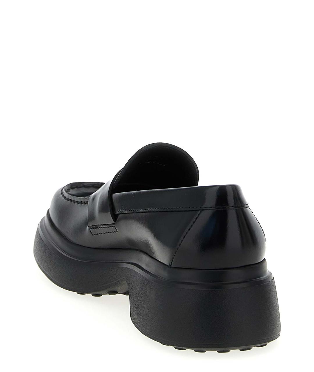 TOD'S Черные резиновые лоферы, фото 3