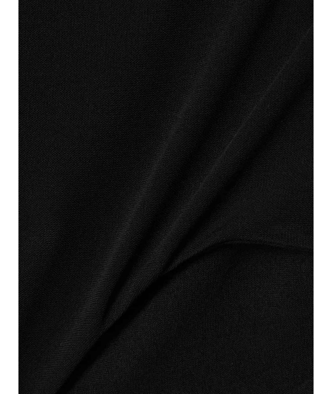 ANN DEMEULEMEESTER Черные вискозные шорты, фото 3