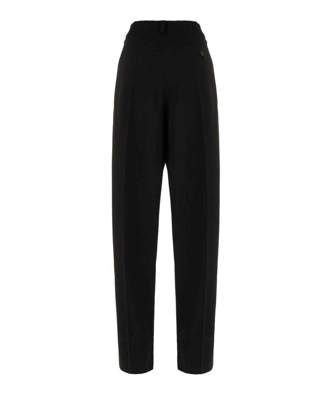 GIVENCHY Черные шерстяные прямые брюки, фото 2