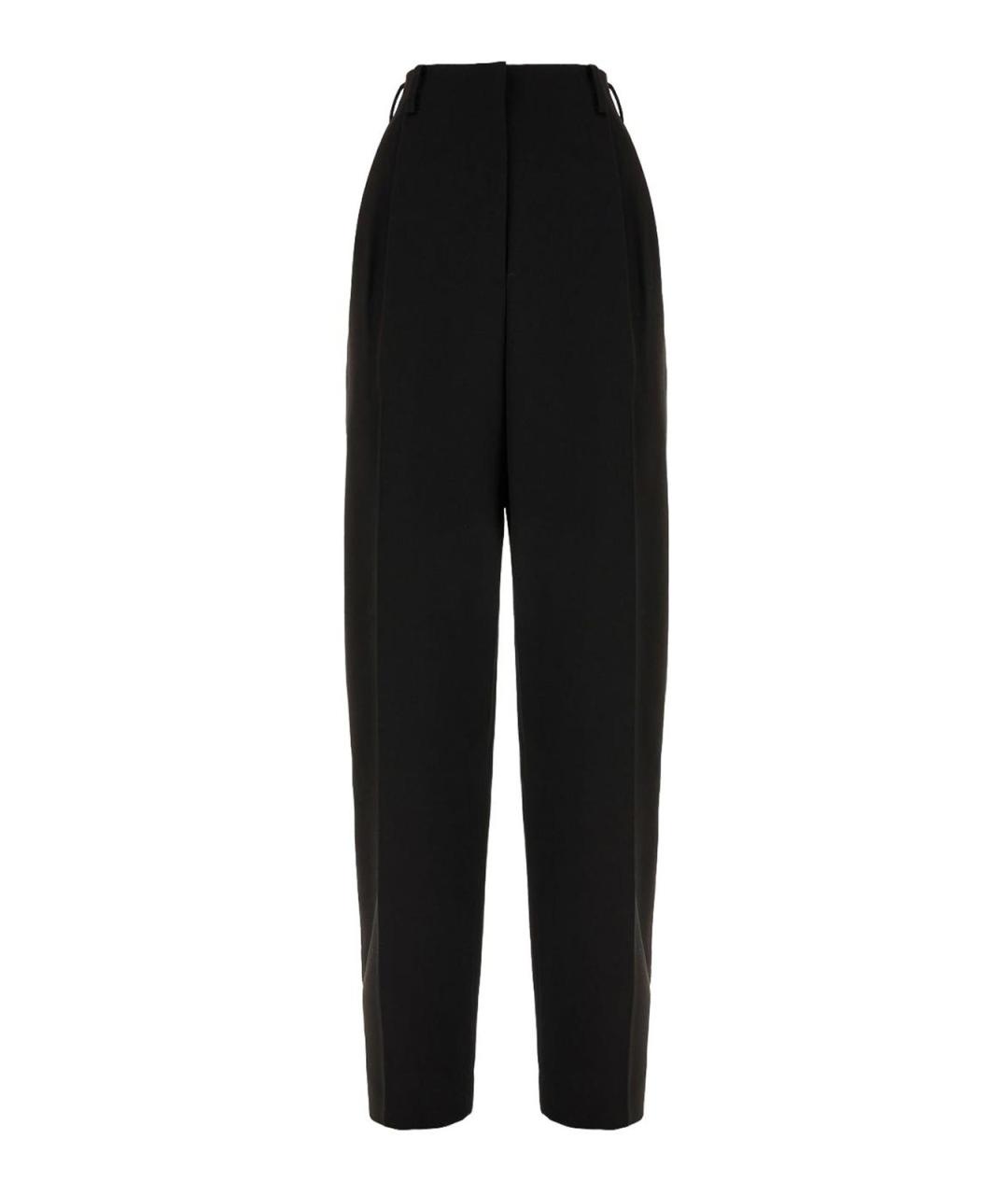 GIVENCHY Черные шерстяные прямые брюки, фото 1