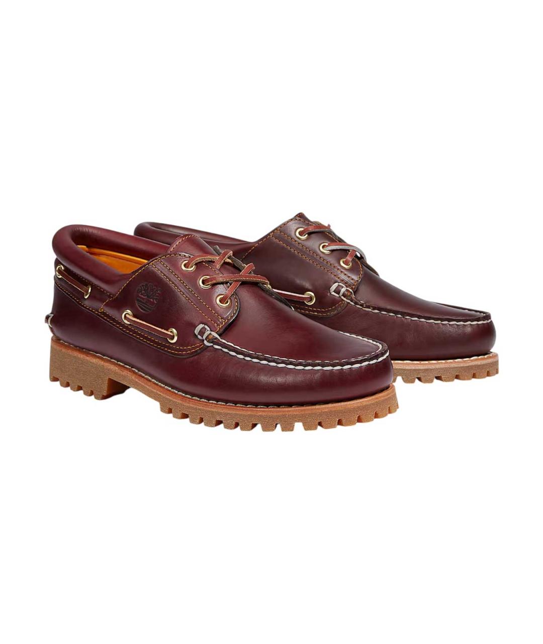 TIMBERLAND Бордовые кожаные туфли, фото 3