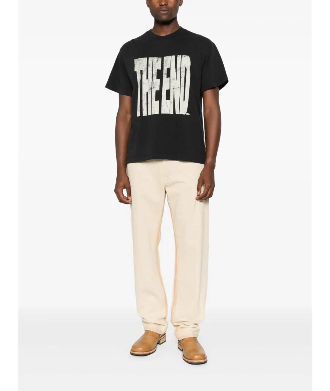 7 FOR ALL MANKIND Бежевые хлопковые прямые джинсы, фото 2