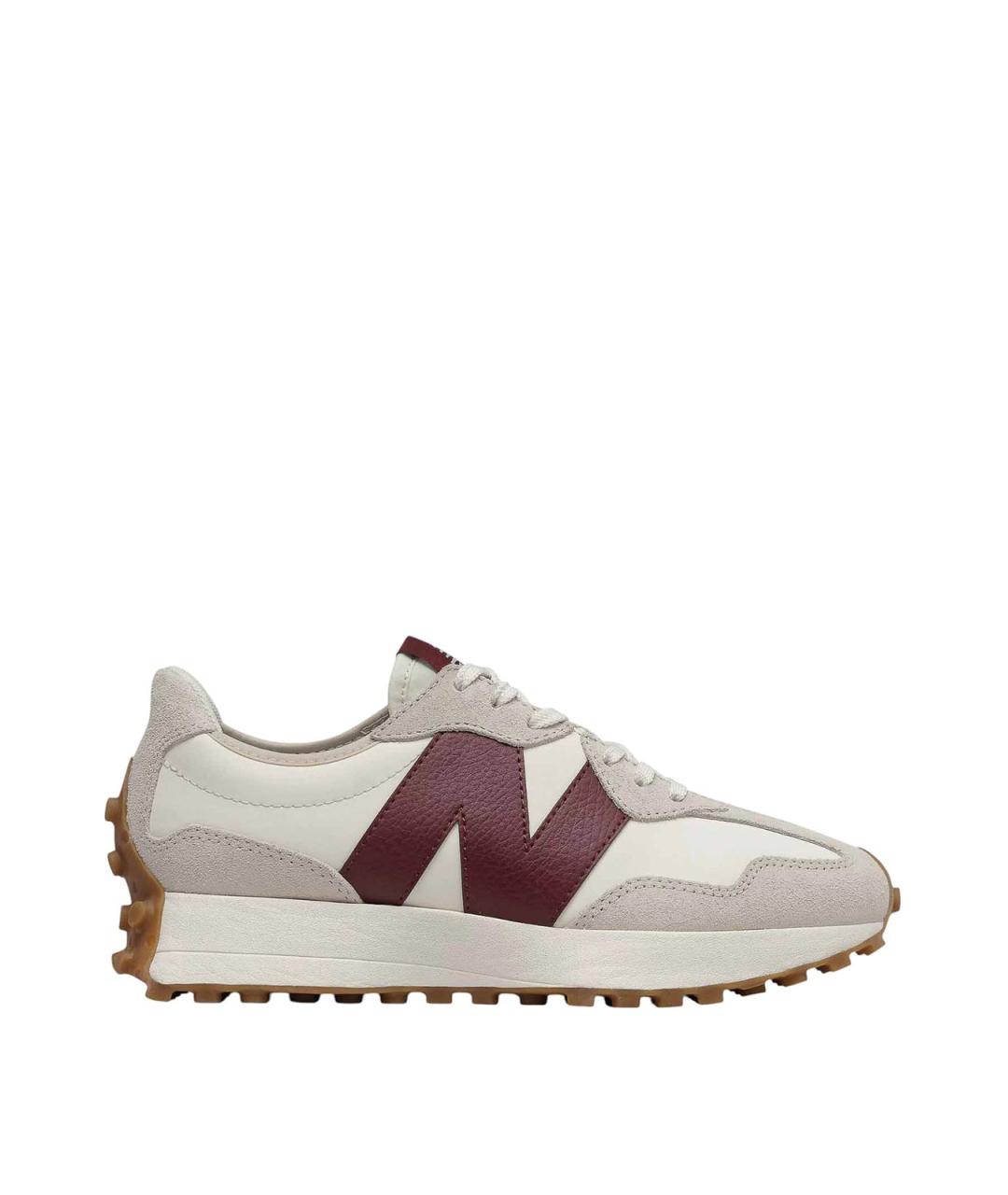 NEW BALANCE Бежевые замшевые кроссовки, фото 1