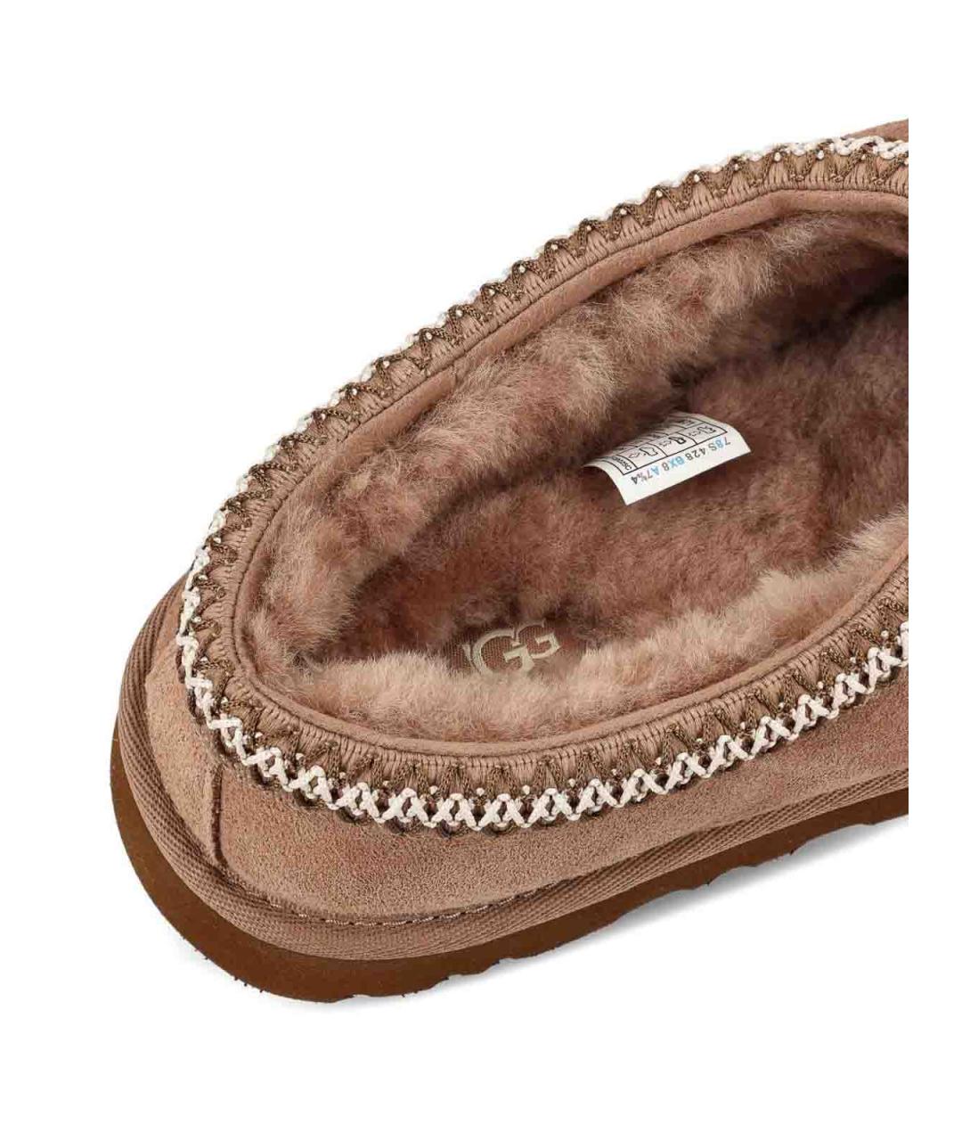 UGG Коричневые замшевые слипоны, фото 4
