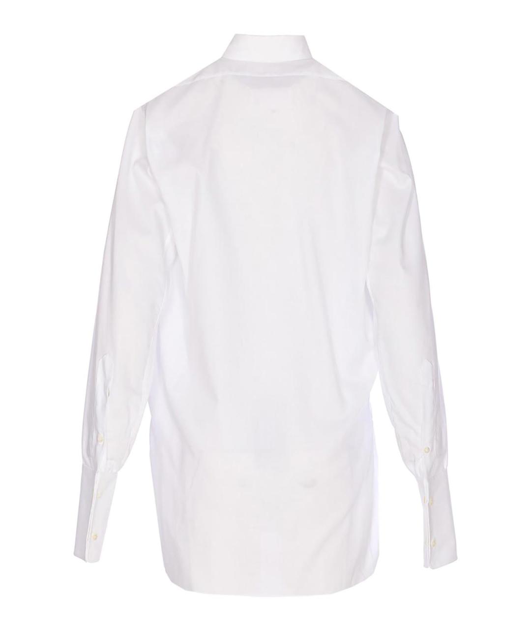 MAISON MARGIELA Белая хлопковая рубашка, фото 2