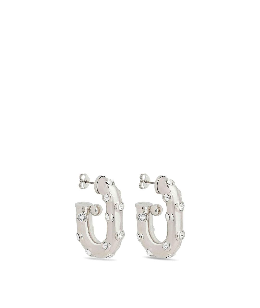 PACO RABANNE Серебряные металлические серьги, фото 1