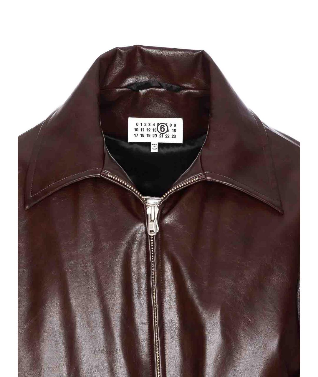 MM6 MAISON MARGIELA Бордовая куртка, фото 4