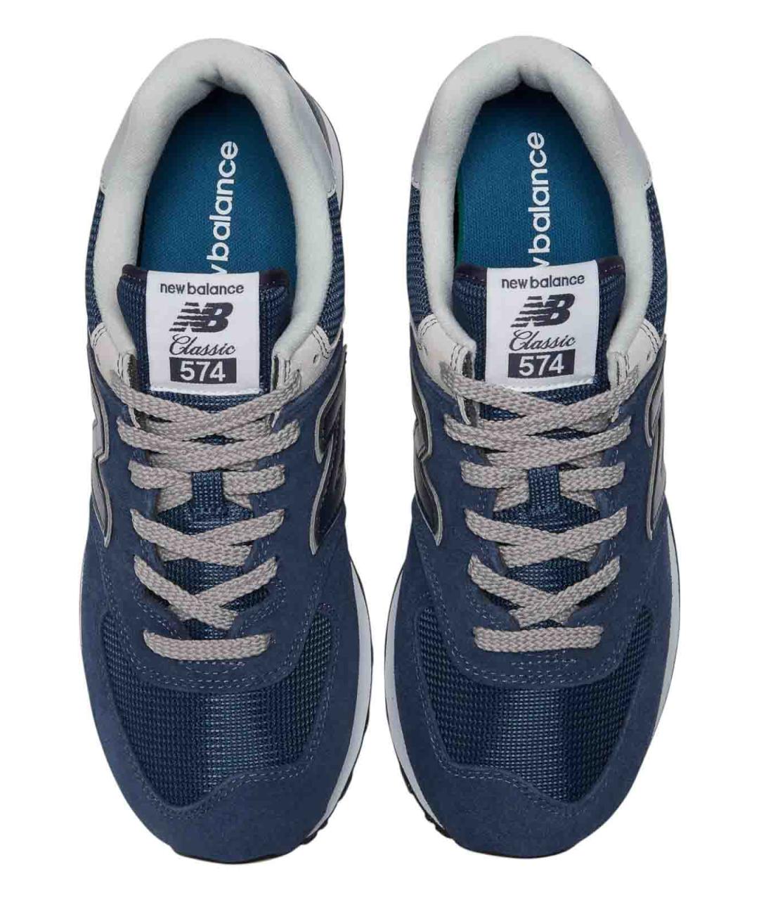 NEW BALANCE Синие низкие кроссовки / кеды, фото 4